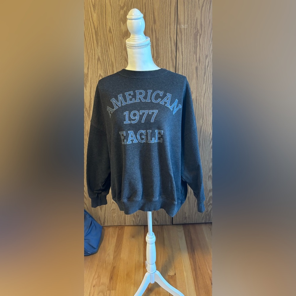 American Eagle Outfitters Charcoal Sweatshirt
